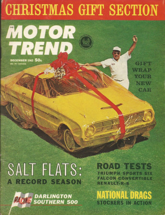 MOTOR TREND 1962 DEC - STOCKER NATIONALS, BONNEVILLE